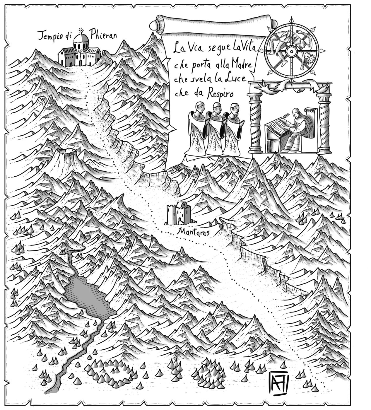 La Strada dei Fedeli, la mappa antica che i personaggi trovano